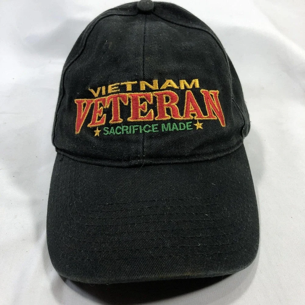 Vietnam Veteran Sacrifice Made Hat Cap by Bayside USA Made One Size Fits Most OS
